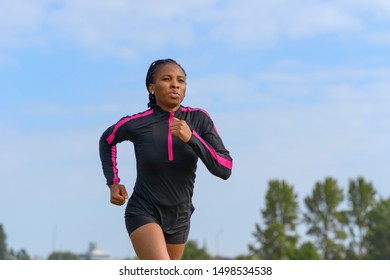 Athletic Young African Woman Out Her Stock Photo 1498534538 | Shutterstock