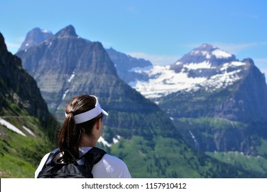 Athletic Young Solo Hiker Woman Looks Stock Photo 1157910412 | Shutterstock