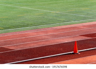 Athletics Stadium Infield And Track