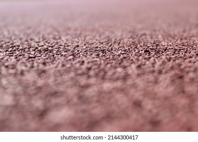 Athletics Track Floor. Close-up. Sport Concept