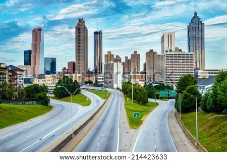 Atlanta downtown skyline
