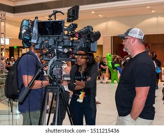 Atlanta, GA, USA 8-30-2019. Dragon Con Event. Camera Crew.