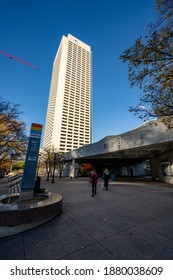 ATLANTA, GA, USA - DECEMBER 12, 2020: Marta Transit Station Atlanta GA USA