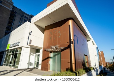 ATLANTA, GA, USA - DECEMBER 12, 2020: Emory Proton Therapy Center Winship Cancer Institute Building Atlanta GA