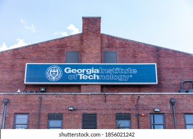 Atlanta, GA / USA - October 29 2020: Georgia Institute Of Technology Sign