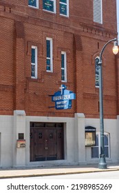 Atlanta, Georgia -2022: Martin Luther King Jr. National Historical Park. Historic Ebenezer Baptist Church, Heritage Sanctuary. Church Was Spiritual Home Of King Family Where MLK Was Ordained Pastor. 