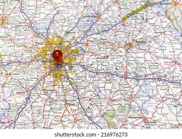 Atlanta Georgia Area Map