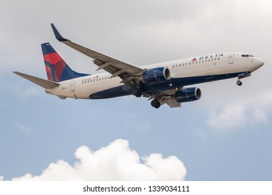 Atlanta, Georgia: Delta Plane departs from Hartsfield-JacksonAirport in Atlanta Georgia, USA on June 24, 2018. Delta is one of the largest and most successful air carriers in the United States.