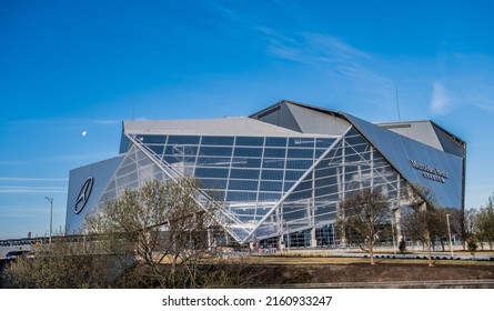 ATLANTA, GEORGIA - March 22, 2022: Since The Massive Improvements To The Infrastructure Leading Up To The 1996 Olympics, Atlanta Has Become One Of The Major Tourist Destinations In The Southeast.