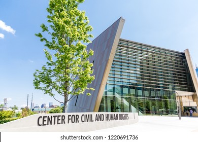 ATLANTA, GEORGIA - May 3, 2015: The National Center For Civil And Human Rights Was Begun In Atlanta In 2012 By The Wives Of Joseph Lowery And Ralph David Abernathy.