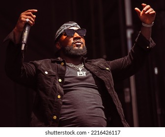 Atlanta, Georgia USA - October 8 2022: Jeezy Performing At One MusicFest 2022