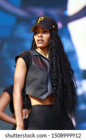 Atlanta, Georgia/ USA- September 8 2019: Teyana Taylor Attended The One Music Festival At Centennial Park