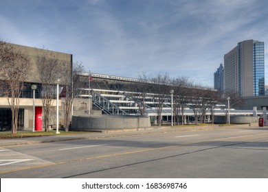 ATLANTA, GEORGIA/UNITED STATES- JANUARY 8, 2020: The Georgia World Congress Center In Atlanta