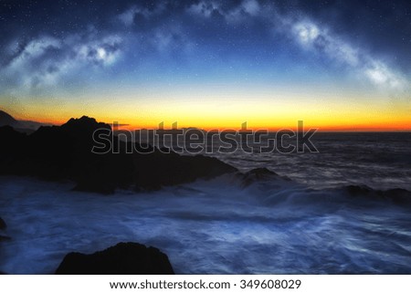 Similar – Image, Stock Photo sunset, again.