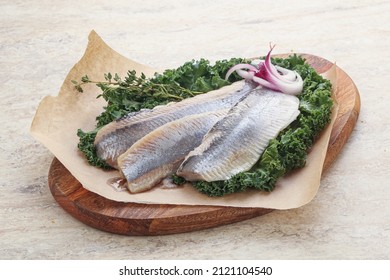 Atlantic Marinated Herring Fillet With Onion