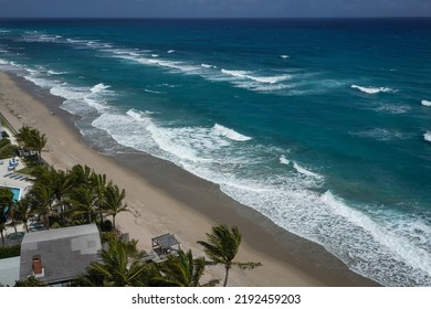 Atlantic Ocean Beach In South Florida