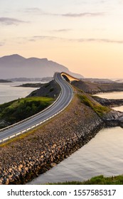 Atlantic Ocean Road, Bridge. Norway, Summer