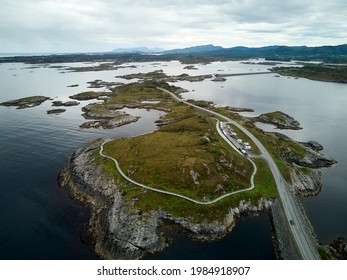 The Atlantic Ocean Road is located in the midwest part of the Norwegian coastline  It's the world's best road trip according to The Guardian 