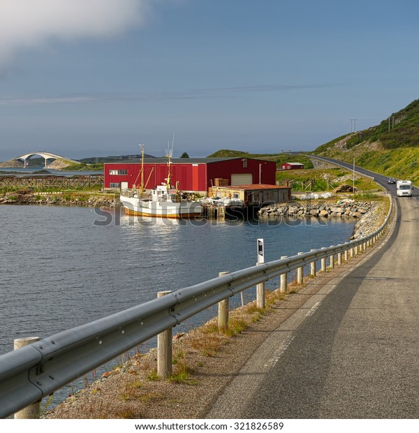 Atlantic road, Norway,\
Scandinavia. Travels