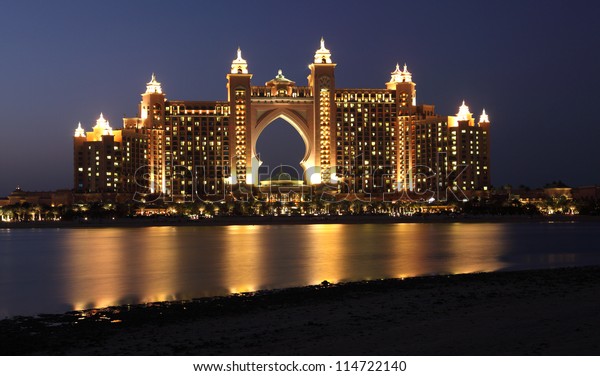 Atlantis Palm Hotel Dubai United Arab Stock Photo Edit Now