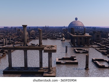 Atlantis Submerged City