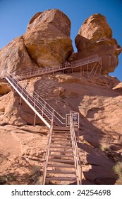 Atlatl Rock At The Valley Of Fire