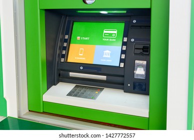 ATM Cash Machine With Modern User Interface.