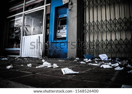 atm explosive attack , Suspects bomb atm