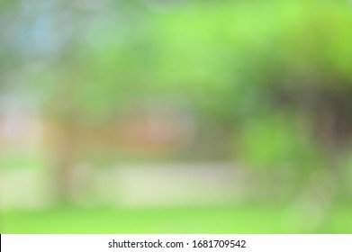 Atmosphere Around Office Blur Background With Bokeh, Abstract Building Background.