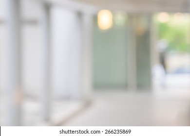 atmosphere around office blur background with bokeh