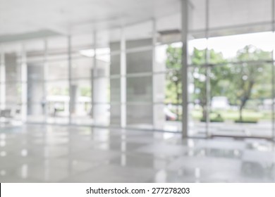 Atmosphere Around Office Blur Background With Bokeh