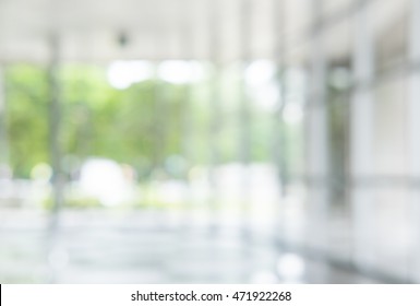 Atmosphere Around Office Blur Background With Bokeh