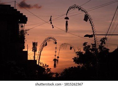 
The Atmosphere Of The Galungan Day In Bali, Indonesia