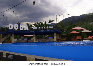                The Atmosphere Of A Tourist Spot Called Bukit Doda In Sigi District, Bordering The City Of Palu, Indonesia. On 10/19/2020                