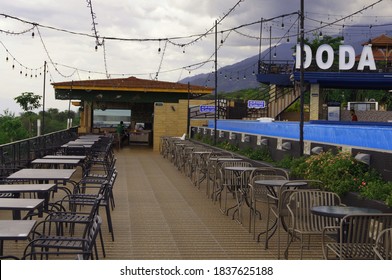                The Atmosphere Of A Tourist Spot Called Bukit Doda In Sigi District, Bordering The City Of Palu, Indonesia. On 10/19/2020                