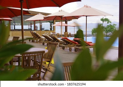                The Atmosphere Of A Tourist Spot Called Bukit Doda In Sigi District, Bordering The City Of Palu, Indonesia. On 10/19/2020                