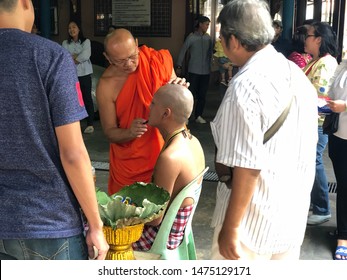 Atmosphere Traditional Ordination Ceremony Group Anonymous Stock Photo ...