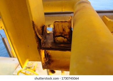 Atmospheric Corrosion (Offshore) On Pipe Support