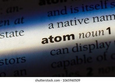 atom word in a dictionary. atom concept.