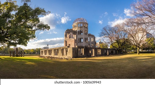 The atomic bomb (A-bomb) dome of Hiroshima, a UNESCO world heritage site.