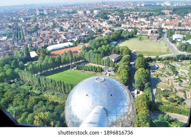 The Atomium In Brussels, Belgium