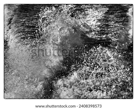 Similar – Image, Stock Photo waves Waves Debauched Gale