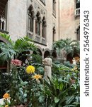 Atrium of the Isabelle Stewart Gardner Museum, Boston MA.