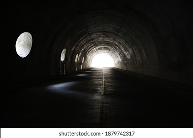 Attabad, Pakistan - June 19, 2014: After The Disaster Of Earthquake And Consequent Glacial Movement On Karakoram Highway, This Tunnel Was Built For Transportation. 