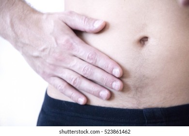 Attack Appendicitis Pain Right Side Abdomen Stock Photo 521909830 ...