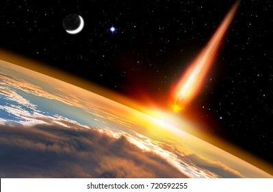 Attack Of The Asteroid On The Earth 