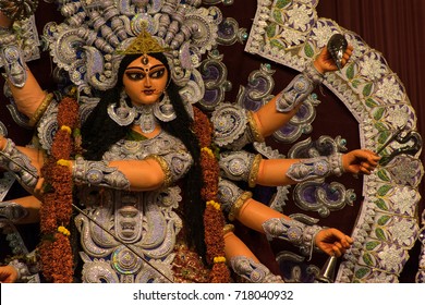 Attacking Maa Durga Closeup Kolkata Stock Photo 718040932 | Shutterstock