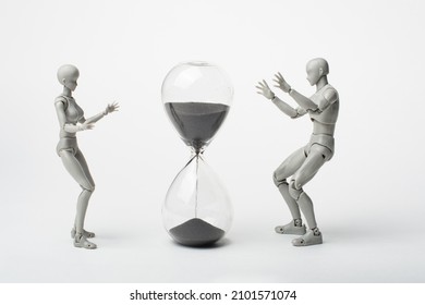 An Attempt To Stop Time. Time Spares No One. Regret For The Past. Time Is Running Away Like Sand. The Grief Of Lost Time. Missed Opportunities. The Past Cannot Be Returned.