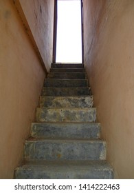 
Attic With A Big Wide Door Opening					