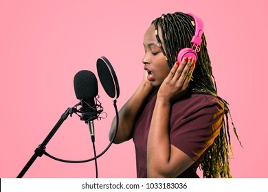 Pink Microphone Images, Stock Photos & Vectors | Shutterstock